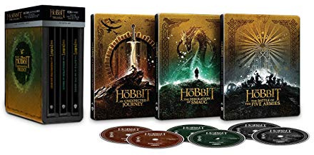 Lo Hobbit Trilogy Steelbook (4K Ultra HD) (6 Blu Ray)