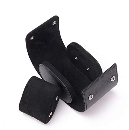 GFYWZ Étui de montre pour homme – Étui de voyage pour montres – Organiseur de rangement et présentoir – Noir