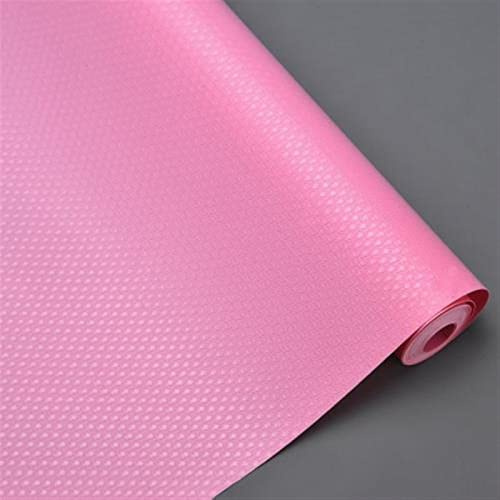 BESTORI Antirutsch Schubladenmatte 30 x 150 cm Wasserdichtem Eva-Material Antirutschmatte Nicht klebende Zuschneidbar Kühlschrankmatten für Regale Schränke Schubladen Rosa
