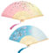 Falten Handfächer,Folding Fans mit Quaste,Ausgehöhlten Fans,Chinesischen Stil Hand Fächer Mit Quasten,Handheld Faltfächer,Handfächer,für Wanddekoration Hochzeite Bevorzugung Party Sommer(2 Stück)