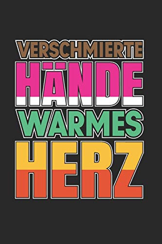 Verschmierte Hände - Warmes Herz: Din A5 Dotted Punkteraster Heft Für Töpfer Keramiker Töpferin | Notizbuch Tagebuch Planer Töpfern Töpferei Diy ... Geschenk Tonware Keramik Ton Lehm Notebook
