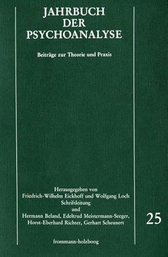 Jahrbuch der Psychoanalyse. Bd 25