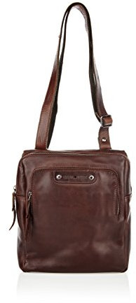 Greenburry Authentic Pullup Überschlagtasche Leder Shopper braun | 23x25x9cm