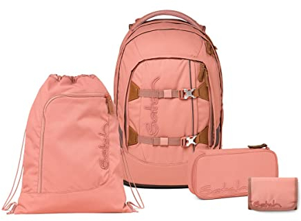 satch Pack Skandi Edition Schulrucksack Set 4tlg. (Nordic Coral), M