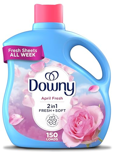 Downy Fabric Softener Liquid, April Fresh Scent, 111 fl oz, 150 Loads