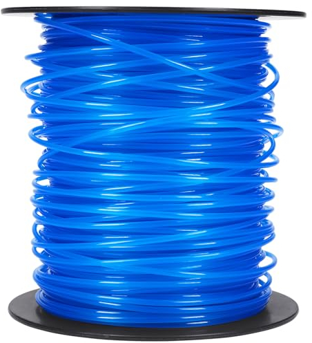 tenn well 1.6mm Nylon Strimmer Line, 328 Feet 100M Round Strimmer Wire Strong Trimmer Cord for Garden Grass Trimmers Electric (Blue)