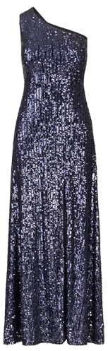 APART Fashion one-shoulder-aftonklänning, Midnattblå, 46