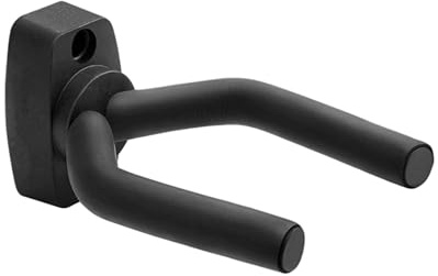Guitar Wall Mount - Guitar Hanger for Wall | Rotatable Guitar Hook | Guitar Wall Mount Display Bracket Hooks for Electric Guitar, Classical Acoustic Guitar, Bass Ukulele Mandolin Banjo, Black