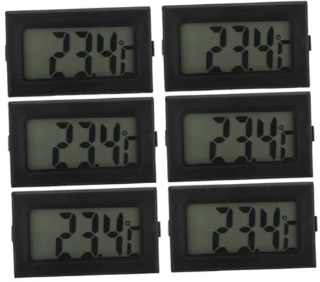 POPETPOP Digitale Per Ambienti E Esterni Confezione Da 6 Con Display Misurazione Di Precisione Design Salvaspazio