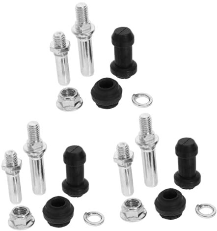 MUCKLILY 3 Set Accessori Cricchetto Filo Strumento per Pastiglie Freno a Disco Kit Pastiglie e Rotori Freno Auto Pinza Freno Ripristina Strumento Freno Tampone Adesivi Plastica Silver