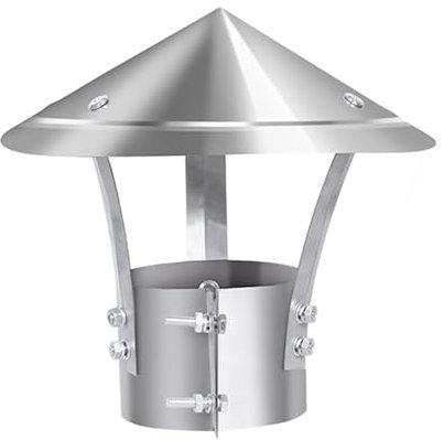 Chimney Cap - Cone Top Chimney Cover for Fireplace and Stove Pipe, Durable Exterior Protection, Enhances Chimney Efficiency and Longevity - Perfect for Home Safety