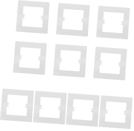 SHINEOFI 10 Piezas De 86 Tipos De Cubiertas Decorativas Para De Corriente De Pared, Tapas Para Interruptores De Luz Agrandados, Reemplazo De Placa De Pared Eléctrica.