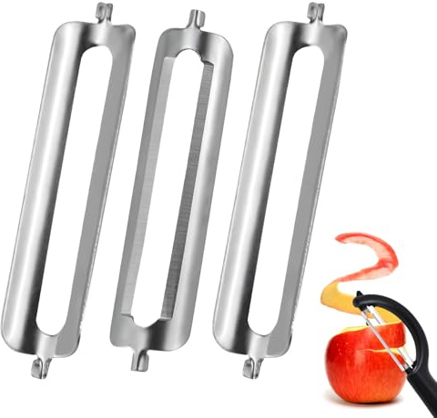 Für Tupperware SparschäLer SchäLer Ersatzklinge GemüSeschäLer Tupperware Klingen Für SparschäLer Tupper KartoffelschäLer Klinge Tupper SchäLfix Vegetable Peeler Edelstahl Vegetable Peeler (3)
