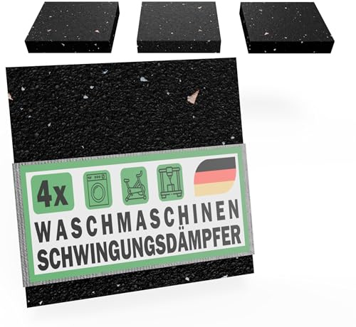 FUX 4 Anti Vibration Mat for Washing Machine & Tumble Dryer 90x90x10 mm