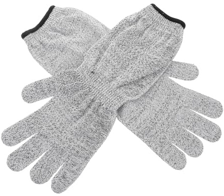 TOBBOMEY Cut Resistant Gloves Long Breathable Sleeves for Kitchen Safety and Gardening Work Protective Arm Guards