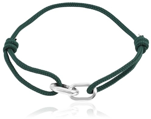 Sariputa Bracelet de surfeur pour homme et femme avec anneau en corde de voile fait à la main - Bracelet en paracorde réglable - Cadeau idéal pour les partenaires