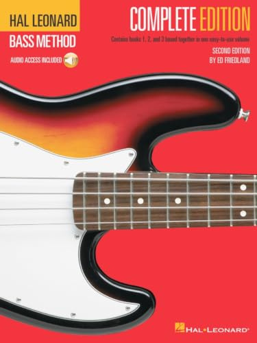 Bass Method: Complete Edition - Books 1, 2 & 3 - 2nd Edition | Bass-Gitarren-Lehrbuch mit Bassnoten und Online-Audio | Hal Leonard Notenleitfaden | ... & 3 Bound Together in One Easy-to-Use Volume