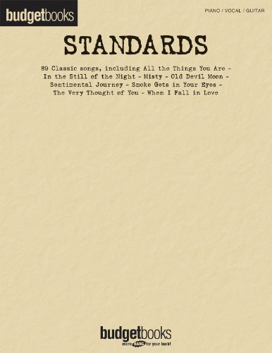 Standards: Budget Books: Piano/Vocal/Guitar