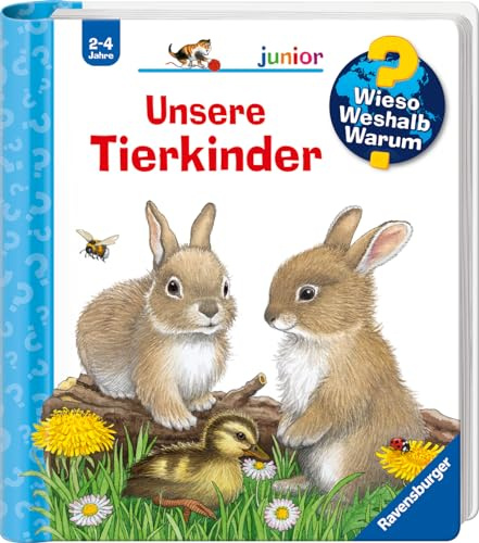 Wieso? Weshalb? Warum? junior, Band 15 - Unsere Tierkinder (Sachbuch ab 2 Jahre - mit Klappen) (junior, 15)