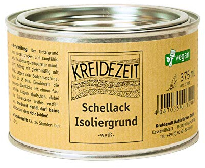 Kreidezeit, Schellack Isoliergrund, weiß, 375ml