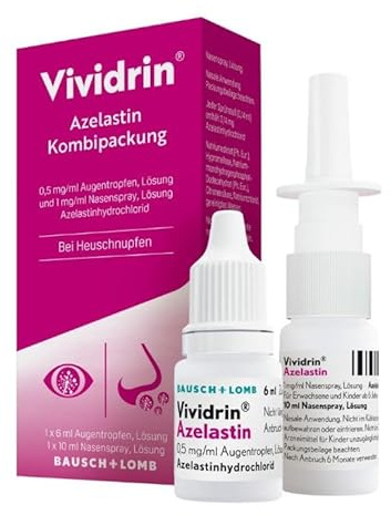 Vividrin Azelastin Kombipackung Augentropfen und Nasenspray, 1 St. Kombipackung
