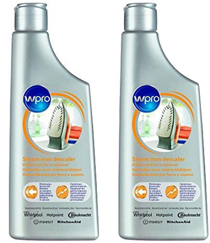 2 Bottles of WPro Universal 250 millilitres Steam Iron / Generator Limescale Descaler Descaling Fluid