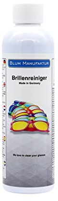 Blum Manufaktur 250ml Brillenreiniger Brillenspray Nachfüllflasche - Streifenfreie Reinigung aller Brillen Sonnenbrillen Lesehilfen und mehr