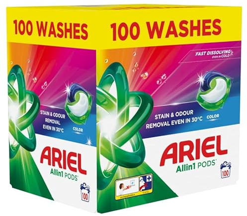 Capsules de lessive ARIEL Allt-i-1 PODS Färg ren och fräsch, 100 sköljningar