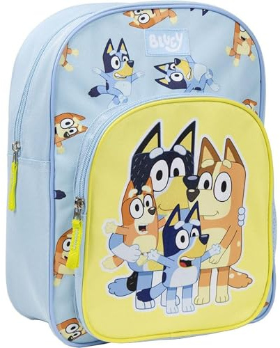 CERDA GROUP Baby-Jungen Cerda, Unisex Kinder, Standard, bunt, Estándar Bluey Schulrucksack, Blau