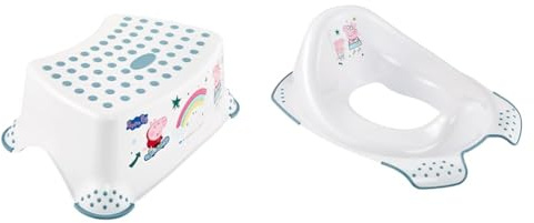 keeeper Peppa Wutz Kids Set 2tlg.: Tritthocker und Toilettensitz, weiß