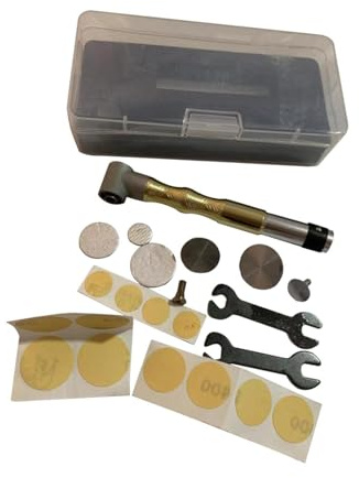 APLVFFZH Kit manipolo da 90 gradi Penna elettrica per molatura Smerigliatrice a gomito da 90 gradi per cucire, Mandrino dorato da 3.175 mm