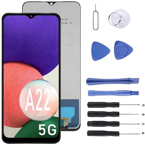 MP+ A22 skärmbyte för Samsung Galaxy A22 5G med reparationsverktygssats, LCD-pekskärm, digitaliseringsenhet för SM-A226B SM-A226B/DS