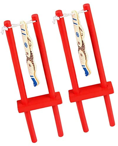 VICASKY 2stücke Holz Marionette Spielzeug Für Junge Mädchen Pull Line Puppen Kreative Kindertiere Handwerkliche Fadenspielzeuge Neuheit Junge Mädchen