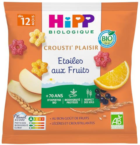 HiPP - Etoiles aux Fruits - Sachet de 30g - BIOLOGIQUE
