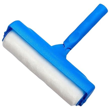 Rullo di pittura con serbatoio - rotolo di pittura per intonaco | Little Roouleau Wool Peeter | R0uleau de Peeter 25 cm | Strumento antiduocciante manuale per pareti, mobili, porte, rinnovamento