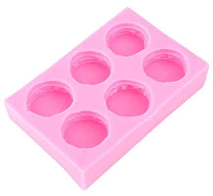 OUNONA Cavity Silicone Macaron Mold Non Stick DIY Baking Molds Flexible Cake Decor Tool for Fondant Chocolates and More for Cake Toppers and Creative Baking