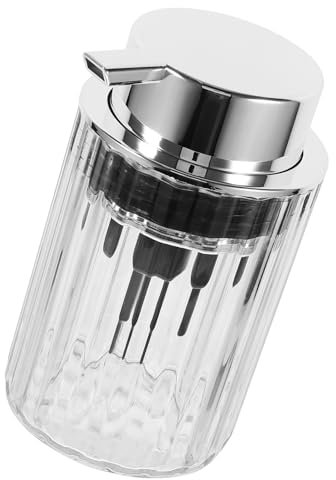 Veemoon Flacone Pompa Schiumogena 300ml Per Detergente Erogatore Portatile Per Schiuma Dispenser Per Lavaggio Mani Trasparente e Leggero