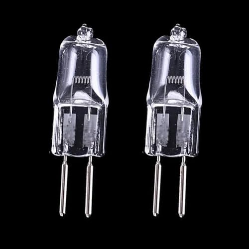 UGEFKMQ G5.3 20W 12V Halogen Leuchtmittel G5.3 12V 35W Halogenlampen warmer Lampensockel Klare Halogen eingesetzte Kristalllampe GU5.3 Bi-Pin glühlampen 20PC 35W