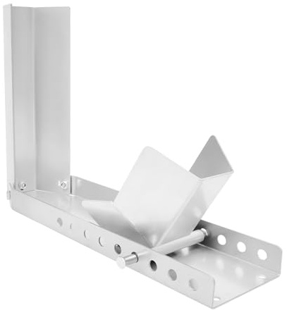 Motorradständer für 8-24 Vorderrad, Hinterrad Transportständer 14,5cm Reifenbreite, Montageständer, max Gewichtskapazität 500Kg, Einstellbare Motorradwippe aus Stahl, Radhalterung Motorrad (Silber)