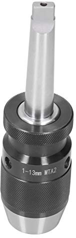 Keyless Drill Chuck, Straight Shank Drill Chuck with Self - Locking Function, Integrated Drill Chuck for Lathes and Milling Machines, 1-13mm Clamping Range, MT2 Tap