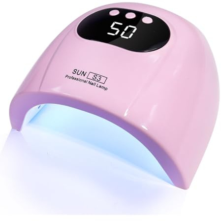 Lampada for unghie rosa intelligente S3 LED for , lampada for fototerapia, for fotopolimerizzazione, for smalto in gel, regalo for ragazze, salone for
