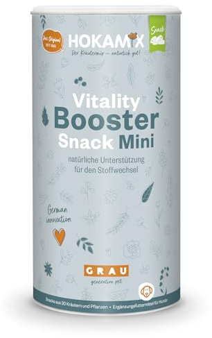 GRAU - originalet - Hokamix Vitality Booster Snack Mini, 1 förpackning (1 x 800 g), kompletterande foder för hundar
