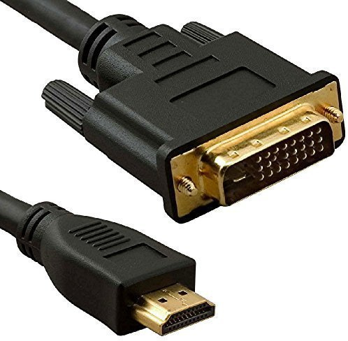 3m HDMI to DVI Cable - Premium Quality / 1080p (Full HD) / v1.3 / Video/DVI-D (Dual Link) 24+1 Pins / 24k Gold Plated