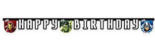 Marvel 1,7 m Avengers Assemble Happy Birthday Banner