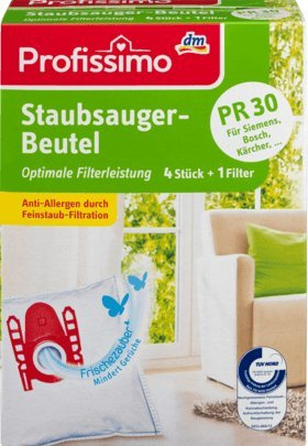 Profissimo PR30 Lot de 4 sacs d'aspirateur