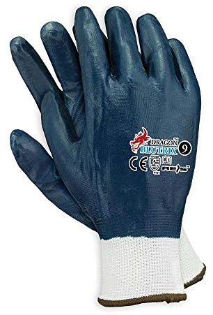Reis BLUTRIX12 Dragon Schutzhandschuhe, Blau, 12 Größe, 12 Stück