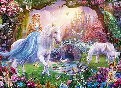 Ravensburger Magisches Einhorn 100-teiliges Kinderpuzzle für Kinder ab 6 Jahren