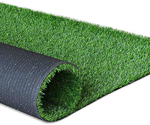 Fas Home Gazon Artificiel (1,8 cm Tailles personnalisées) – Tapis d'intérieur/extérieur – Tapis de Gazon synthétique – Tapis de Gazon synthétique Facile à Installer Multi-Usage pour Animaux de
