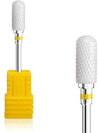Natury Nails Fresa in ceramica per tornio per unghie, punta in ceramica per tornio per unghie, per manicure, pedicure, smalti, unghie acriliche e unghie in gel