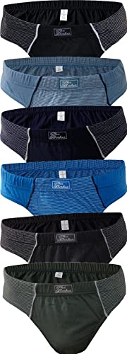 BestSale247 3-pack, 6-pack, 12-pack herrslip, herrunderkläder, mäns finribbad slipunderkläder av 100% bomull, XXL